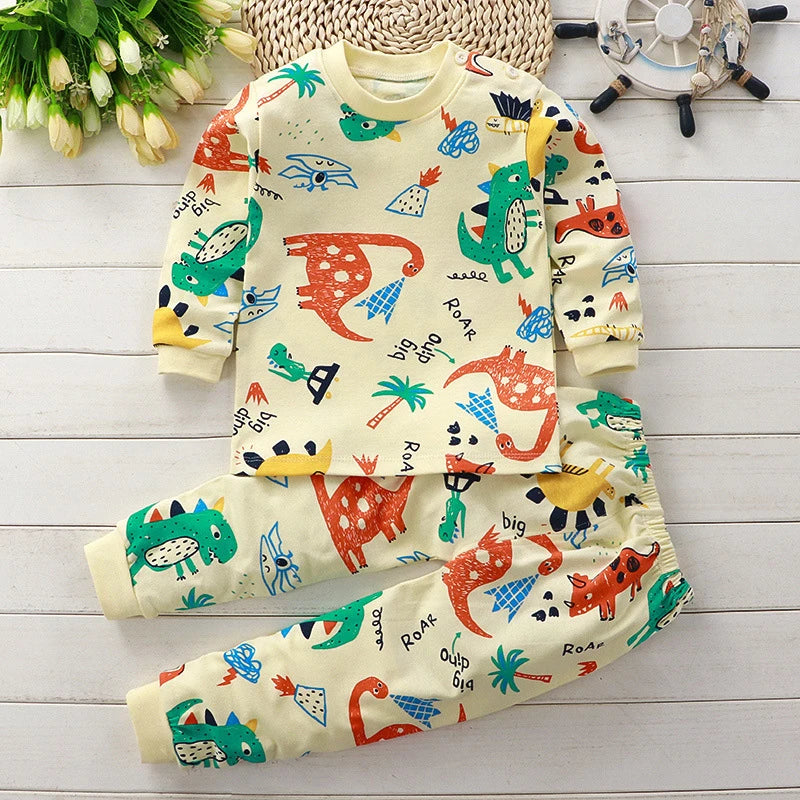 Kids' Cotton Clothing Set – Autumn/Winter for Boys & Girls