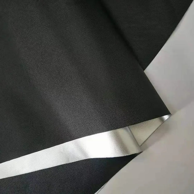 Removable 100% Light Blocking Darkest Window Cloth DIY Total Blackout Glass Privacy Darkening Window Tint Black Window Sticker