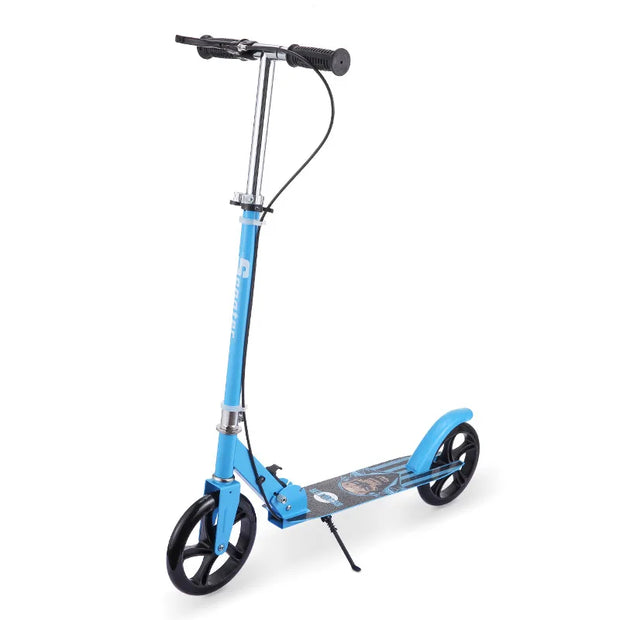 Portable Scooter Adult Scooter Foldable All-Iron Handbrake Scooter