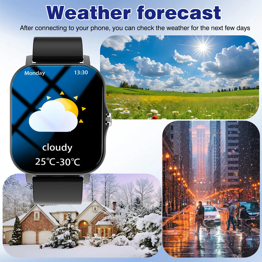 1.83-Inch Smart Watch, HD Display, Wireless Calling and Message Reminders