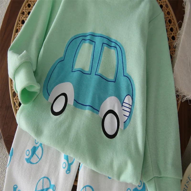 Kids' Cotton Clothing Set – Autumn/Winter for Boys & Girls