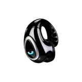 Black open-ear clip-on wireless earbud product shot