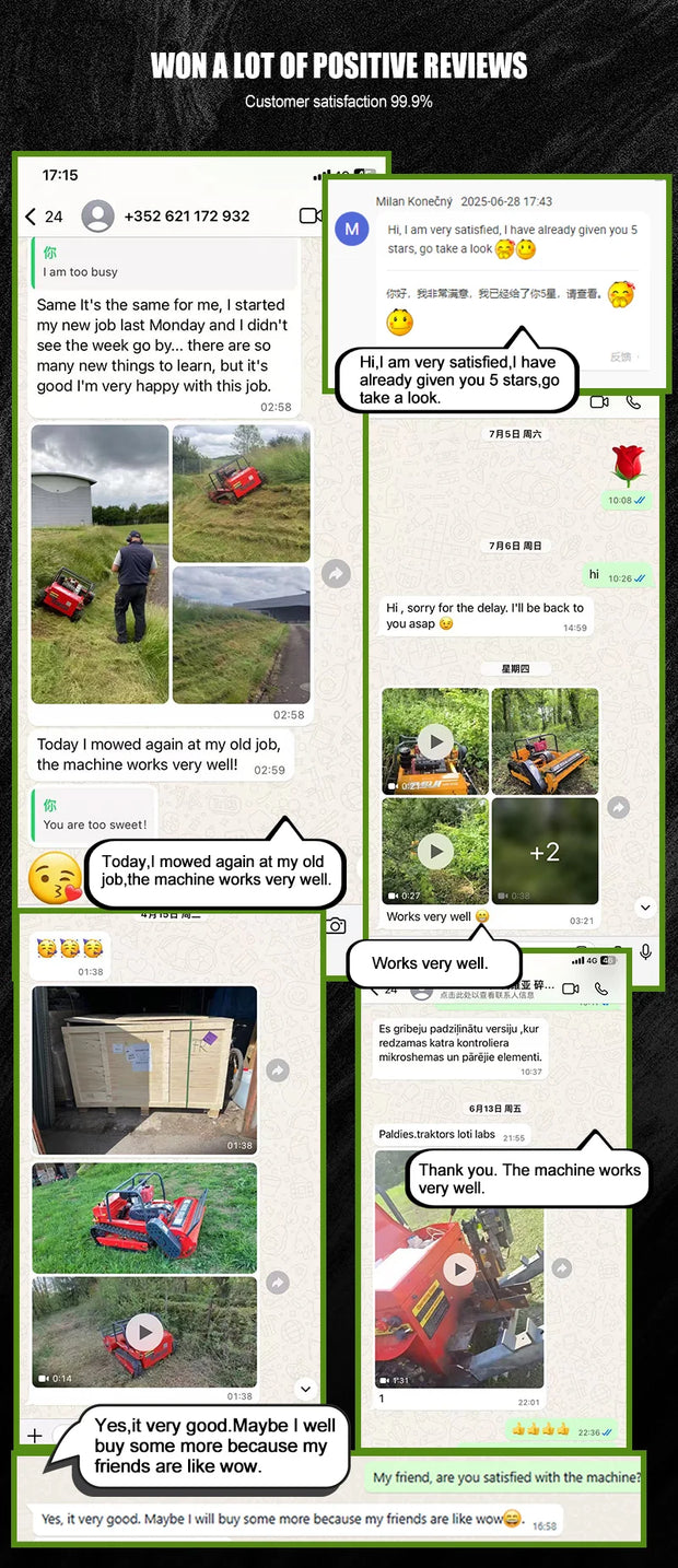 550mm Self-Propelled Remote-Controlled Lawn Mower for Small Household Gardens Outdoor Maintenance Robot