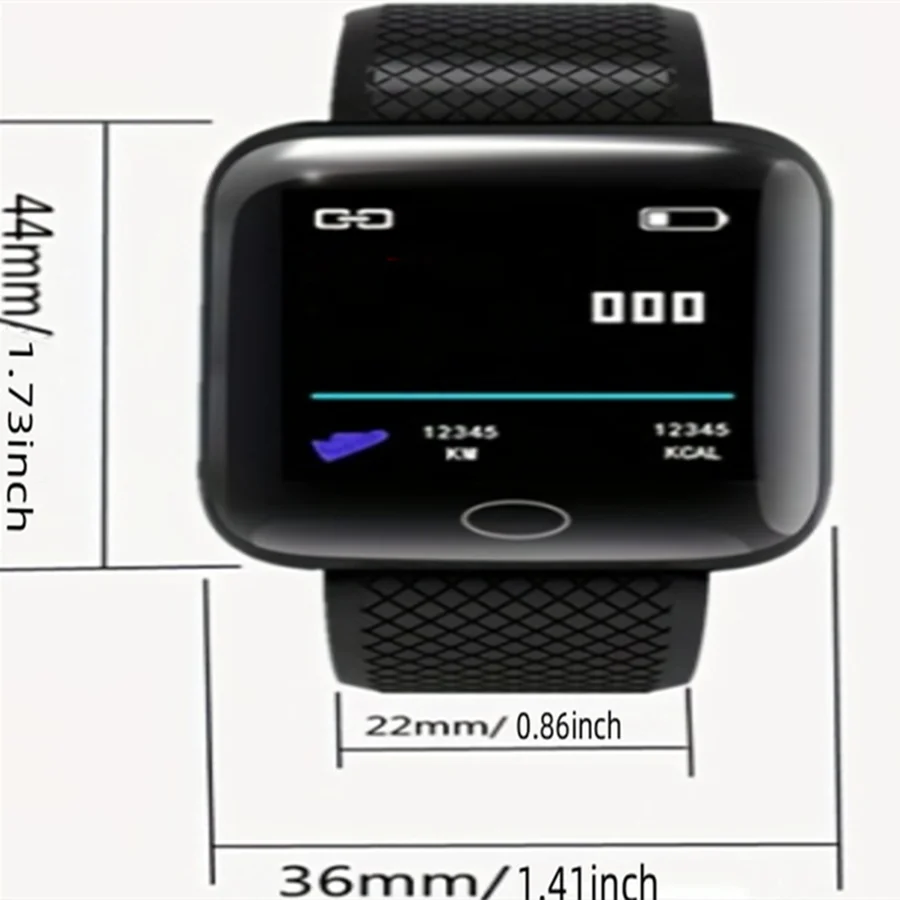 Smart Watch for Men & Women – Message & Fitness Monitor Bracelet