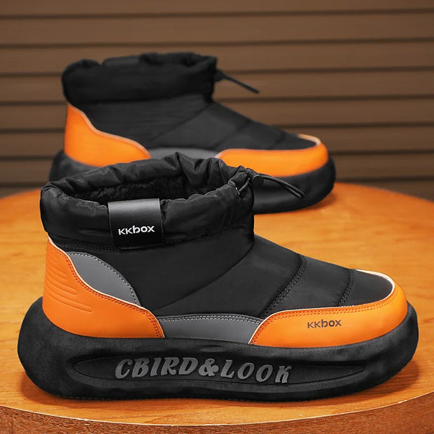 Winter Boots for Men Add Velvet Men's Sneakers Ankle Boots Soft and Comfortable Sports and Leisure Wear-resistant Non-Slip New