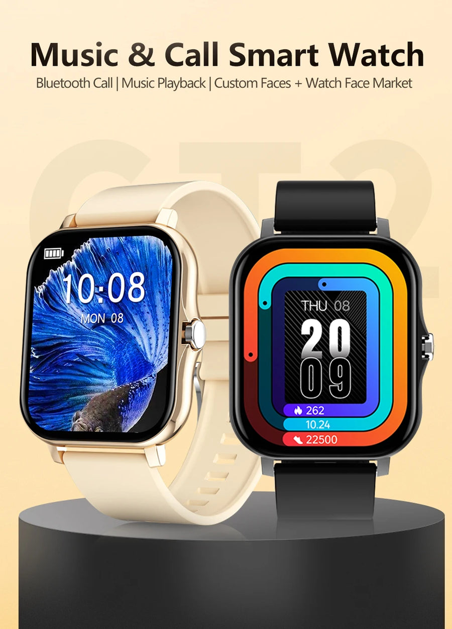 Multifunction Smart Watch, Message Reminder, Music Control, Sports Tracking