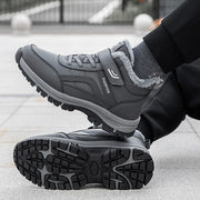 Winter Boots for Men New Waterproof PU Leather Warm Snow Ankle Boots Outdoor Warm plush Non-slip Work High-top Casual Shoes