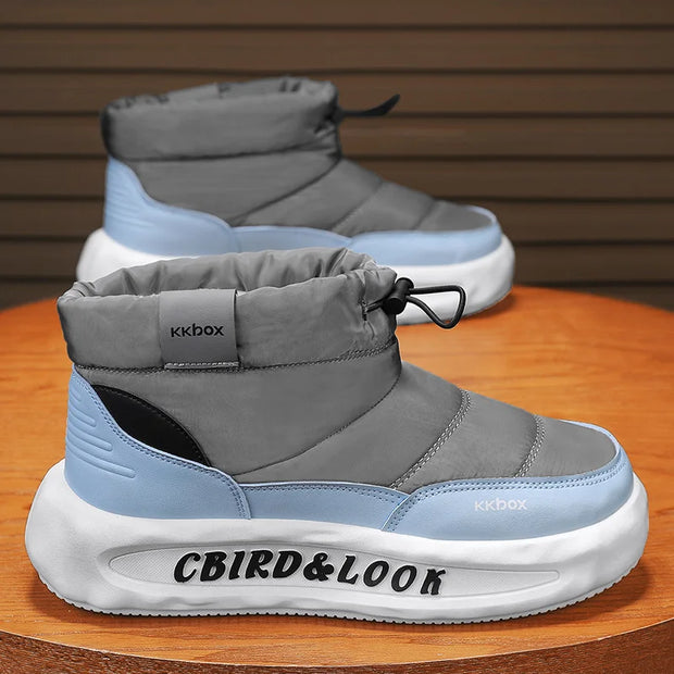 Winter Boots for Men Add Velvet Men's Sneakers Ankle Boots Soft and Comfortable Sports and Leisure Wear-resistant Non-Slip New