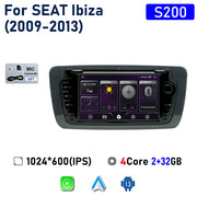 7" Touchscreen Car Stereo Head Unit For Seat Ibiza 6j 2009 - 2013 Multimedia Player GPS Navigation Carplay Android Auto Radio