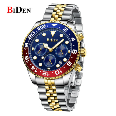 Men's Lightweight Round Quartz Watch – Luxury Dress Watch