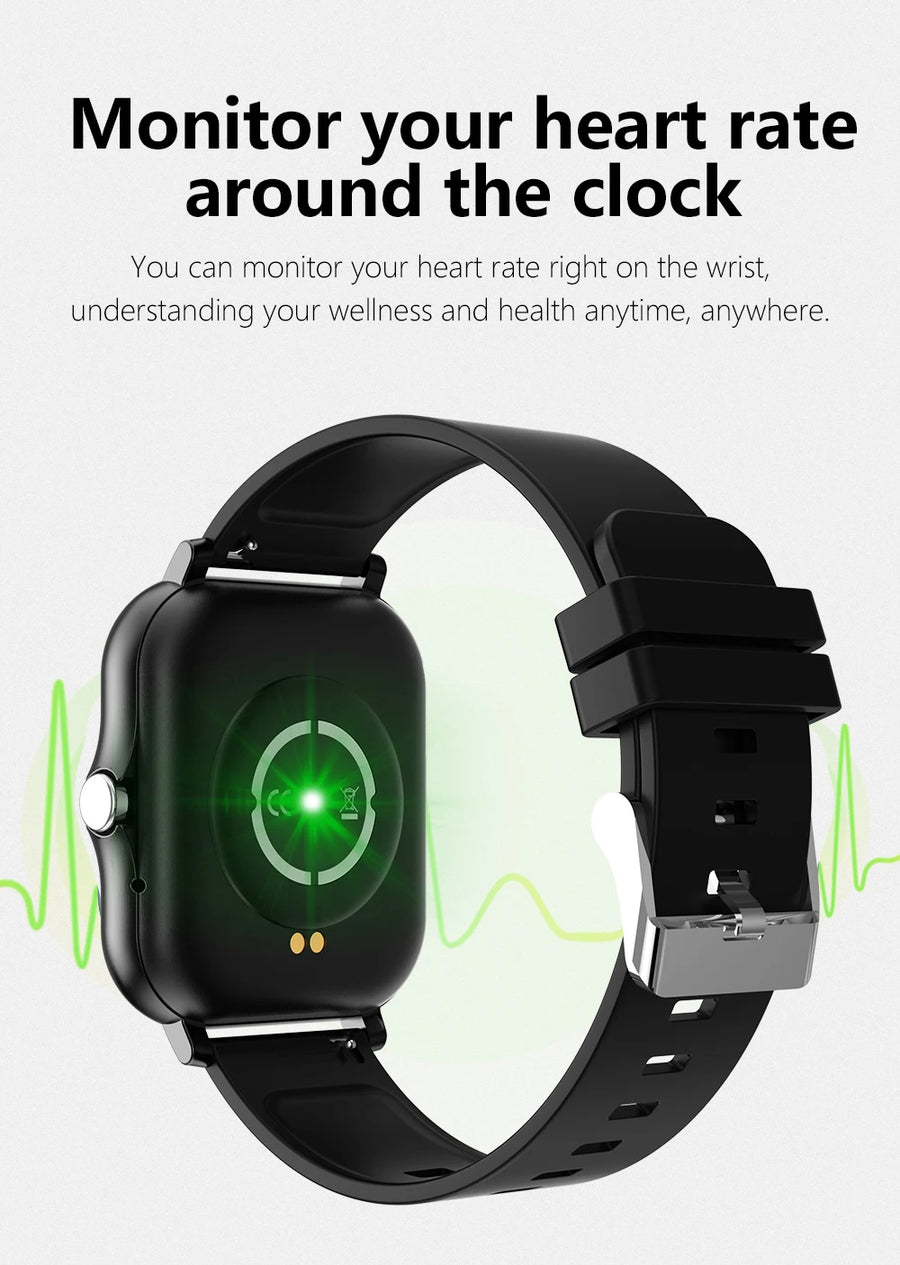 Multifunction Smart Watch, Message Reminder, Music Control, Sports Tracking