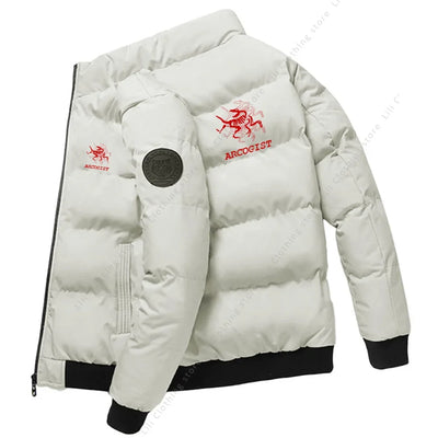 Mens winter jacket front view