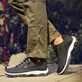 Men's Leather Casual Sneakers – Lightweight for All Seasons