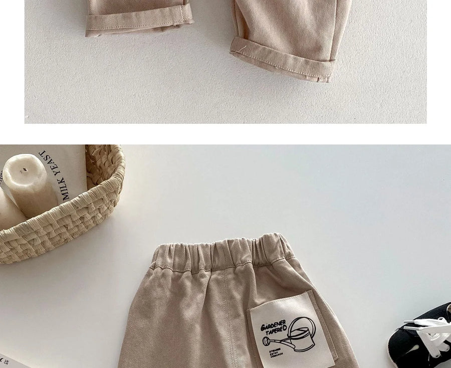 Toddler Boys Denim Pants – Soft Korean Style Casual (Ages 0-5)