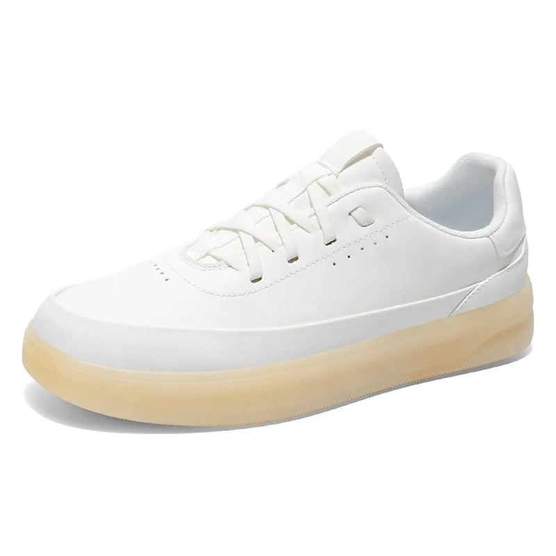 Men's Leather Casual Shoes, Lightweight Soft Sole