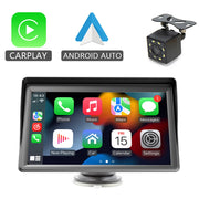 Car Radio Wireless CarPlay Android Auto Multimedia Video Player 7inch Portable Touch Screen With USB AUX For Rear View Camera
