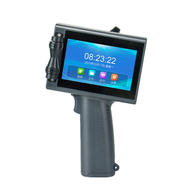 HUMJIHIRO Portable Thermal Inkjet Printer 12.7mm Unencrypted Handheld Inkjet Printer Variable QR Barcode Logo Expiry Date