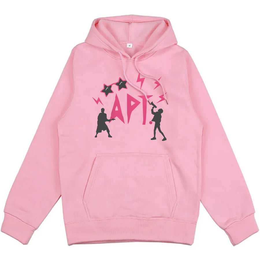 APT ROSE & Bruno Mars Hoodie – Unisex Streetwear Graphic Sweatshirt