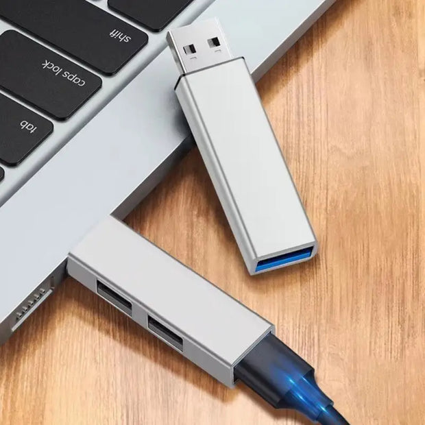USB 3.0 3 Port USB Hub 2.0 Multi Type-C Ultra Slim Splitter Hub Power Adapter Multiple Expander USB 3.0 2.0 Hub For PC Xiaomi