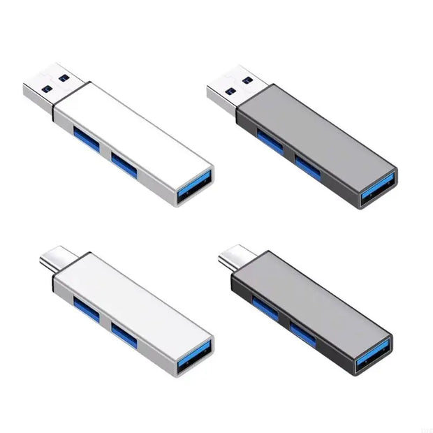 USB 3.0 3 Port USB Hub 2.0 Multi Type-C Ultra Slim Splitter Hub Power Adapter Multiple Expander USB 3.0 2.0 Hub For PC Xiaomi