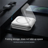 3-in-1 MagSafe Wireless Charging Station – Foldable Magnetic Travel Charger for iPhone