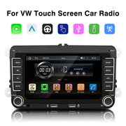 7 Inch Car Stereo MP5 Player Touch Creen BT AM/FM Radio Receiver With Android Auto Carplay For VW/Seat/Skoda/Passat/Golf/Polo