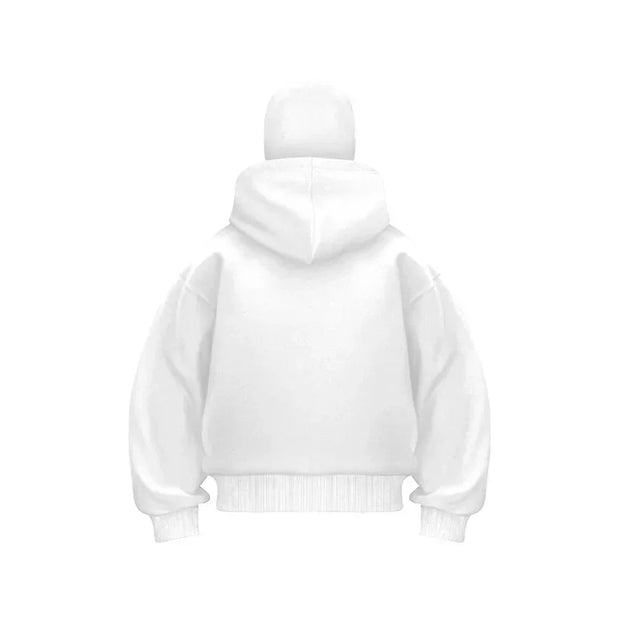 Men's Balaclava Zip Hoodie with Face Mask Winter Warm Zipper Sweatshirt Oversized Hooded Sports Jacket for Outdoor Activities