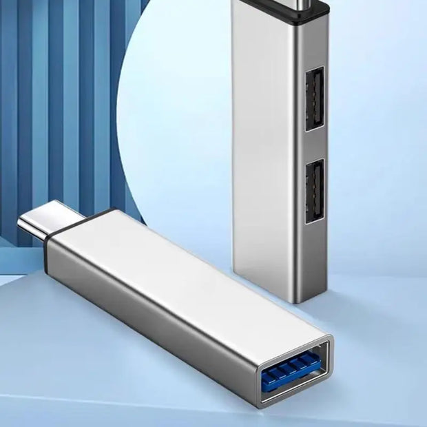 USB 3.0 3 Port USB Hub 2.0 Multi Type-C Ultra Slim Splitter Hub Power Adapter Multiple Expander USB 3.0 2.0 Hub For PC Xiaomi