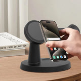 3-in-1 Wireless Charging Station – Fast Charge Phone, Watch & Earbuds