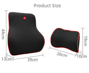 Memory Foam Car Neck and Back Pillow