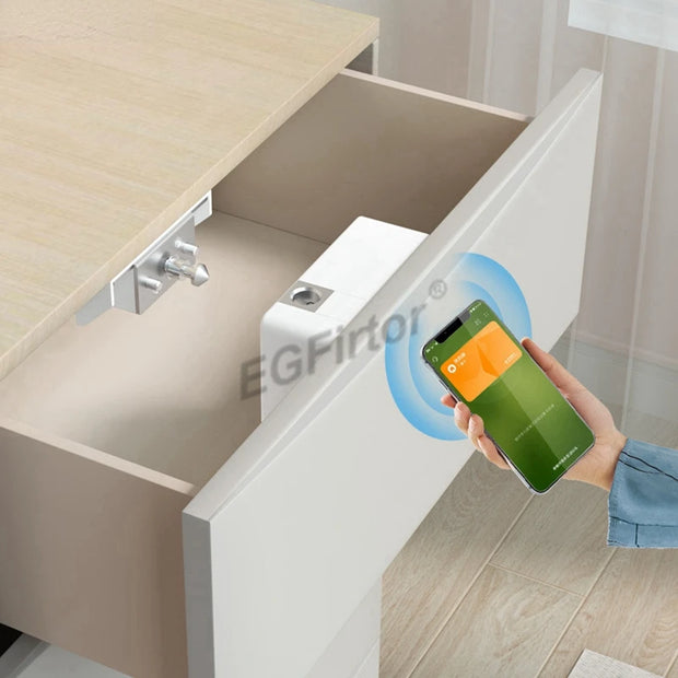 NFC Drawer Door Lock Invisible Electronic Cabinet Wooden Lock IC Card Lock Keyless Smart Hidden RFID IC Card Digital Locker