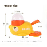 Indestructible dog chew toy size chart and dimensions, yellow duck toy for aggressive chewers