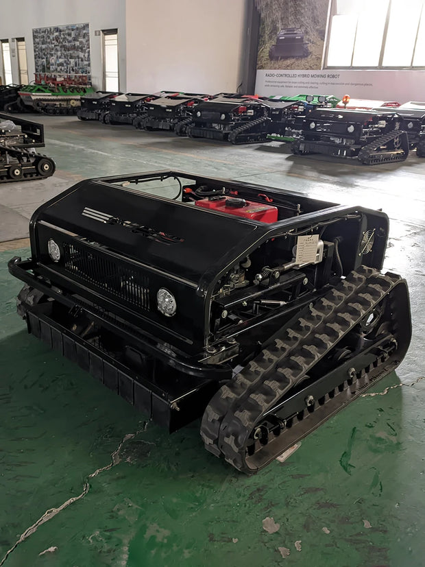Customized remote-controlled robot lawn mower 550mm fully automatic lawn trimmer four-wheel drive