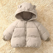 Kids Winter Down Jacket New Snow Wear Coats Thicken Warm Girls Boys' Cotton Clothes Chidlren Hooded Parkas 1-6 Years
