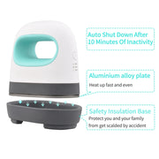 Portable 220V Mini Heat Press Machine T-Shirt Printing DIY Easy Heating Transfer Press Iron Machines for Clothes Bags Hats