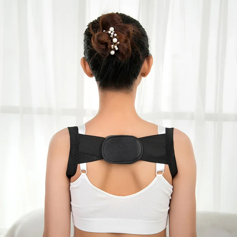 Adjustable Posture Corrector – Back Support Shoulder Belt, Straightens Spine, Corrects Posture