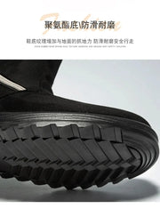 Winter Women Boots Fashion High-top Cotton Shoe Non Slip Wedges Platform Booties Mid-calf Snow Boots Warm Winter Boots for Women