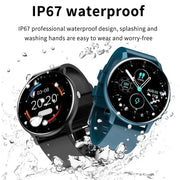 Fashion Men's Smart Watch Full Touch Screen Sports Fitness Tracker IP68 Waterproof Bluetooth Smartwatch for Men Women Smartphone