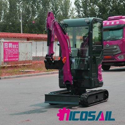Mini Excavator – Compact Crawler Digger with Custom Color Options