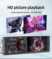 Touch Screen Car Radio, MP5 Player, Bluetooth, Hands Free, Audio, USB, TF, 7 Colors Lighting, Stereo System, Head Unit, 7805C