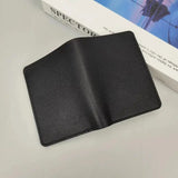 Slim PU Leather Wallet, Ultra-Thin Card Holder for Men and Women