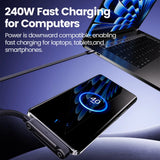 240W USB-C Fast Charging Cable – 90 degree elbow connector