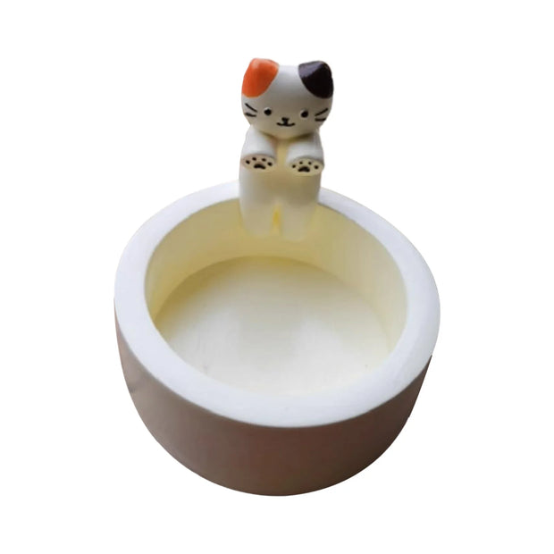 Cute Kitten Aromatherapy Candle Holder