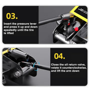2T/3T Floor Hydraulic Jack Pneumatic Low Profile Floor Jack Heavy-Duty Steel Racing Floor Jack with Single Piston Lift Pump