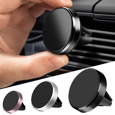 Magnetic car phone holder front view