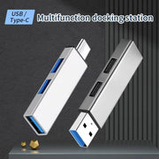 USB 3.0 3 Port USB Hub 2.0 Multi Type-C Ultra Slim Splitter Hub Power Adapter Multiple Expander USB 3.0 2.0 Hub For PC Xiaomi