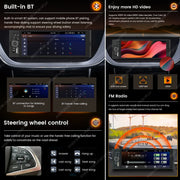 NaviFly 6.86" Touch Screen 1 Din Car Stereo Multimedia Player Wireless CarPlay Android Auto Universal 1DIN MP5 Player FM Radio