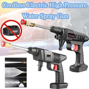 60BAR Cordless High Pressure Car Washer Spray Water Gun Wireless High Pressure Car Wash Water Gun Washer Self Priming Sustain