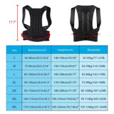Posture Corrector for Men and Women – Adjustable Full Back Brace, Shoulder Straightener