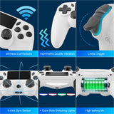 Wireless Gamepad with 6-Axis Gyroscope – PC Joystick with Touchpad, Dual Vibration for PS4/PS3/PC